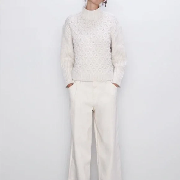 Zara textured knit sweater - Picture 2 of 7